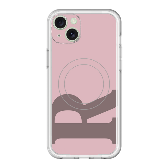 スリムプロテクションプレミアムケース with MagSafe［ オリジナル - initial color - R dusty pink ］