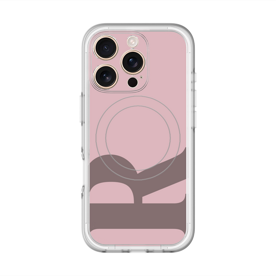 スリムプロテクションプレミアムケース with MagSafe［ オリジナル - initial color - R dusty pink ］