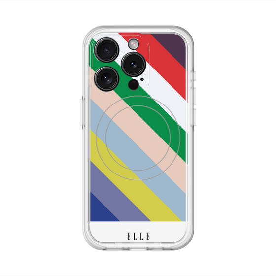 スリムプロテクションプレミアムケース with MagSafe［ ELLE - シック - スプリング ］