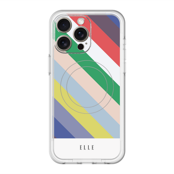 スリムプロテクションプレミアムケース with MagSafe［ ELLE - シック - スプリング ］