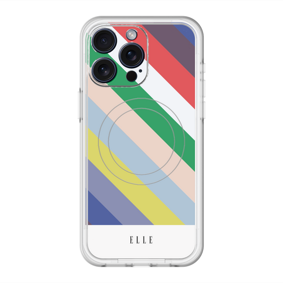 スリムプロテクションプレミアムケース with MagSafe［ ELLE - シック - スプリング ］