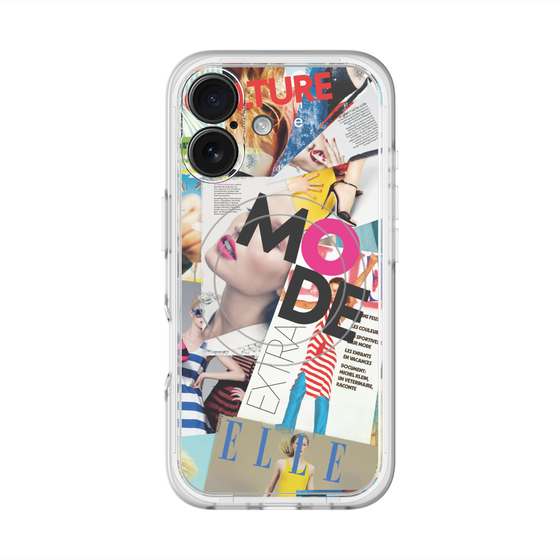 スリムプロテクションプレミアムケース with MagSafe［ ELLE - マガジン- カラー ］