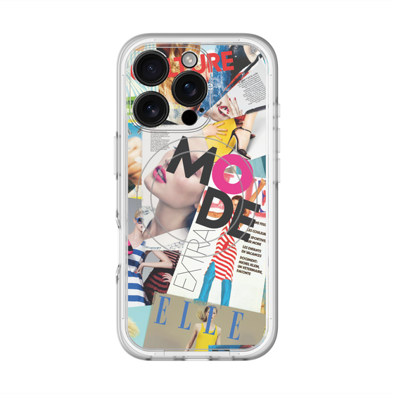 スリムプロテクションプレミアムケース with MagSafe［ ELLE - マガジン- カラー ］