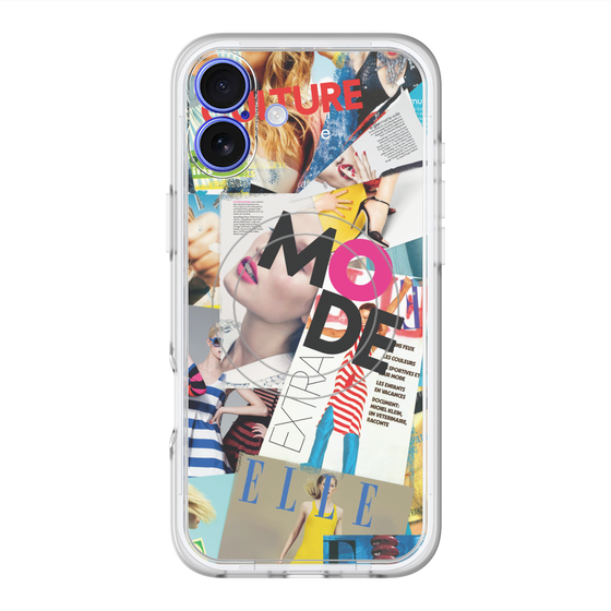 スリムプロテクションプレミアムケース with MagSafe［ ELLE - マガジン- カラー ］
