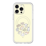 スリムプロテクションプレミアムケース with MagSafe［ こんにちは、いぬです - みんなそろって - ベージュ ］