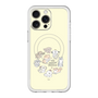 スリムプロテクションプレミアムケース with MagSafe［ こんにちは、いぬです - みんなそろって - ベージュ ］