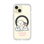 スリムプロテクションプレミアムケース with MagSafe［ もっさりもさお - みんないっしょ - クリア ］