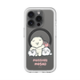 スリムプロテクションプレミアムケース with MagSafe［ もっさりもさお - みんないっしょ - クリア ］