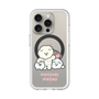 スリムプロテクションプレミアムケース with MagSafe［ もっさりもさお - みんないっしょ - クリア ］