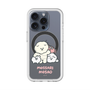 スリムプロテクションプレミアムケース with MagSafe［ もっさりもさお - みんないっしょ - クリア ］