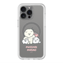 スリムプロテクションプレミアムケース with MagSafe［ もっさりもさお - みんないっしょ - クリア ］