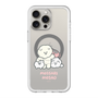 スリムプロテクションプレミアムケース with MagSafe［ もっさりもさお - みんないっしょ - クリア ］
