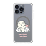 スリムプロテクションプレミアムケース with MagSafe［ もっさりもさお - みんないっしょ - クリア ］