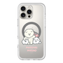 スリムプロテクションプレミアムケース with MagSafe［ もっさりもさお - みんないっしょ - クリア ］