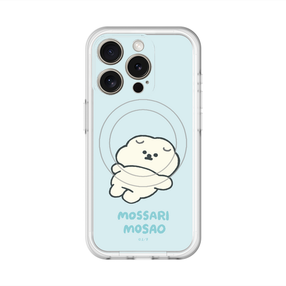 スリムプロテクションプレミアムケース with MagSafe［ もっさりもさお - 今日はもう何もしない ］