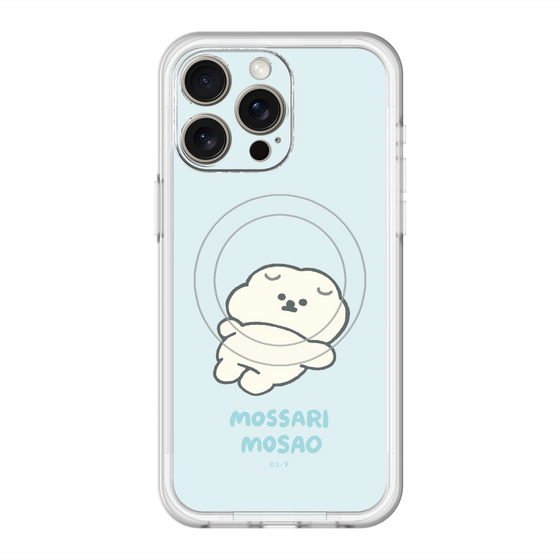 スリムプロテクションプレミアムケース with MagSafe［ もっさりもさお - 今日はもう何もしない ］