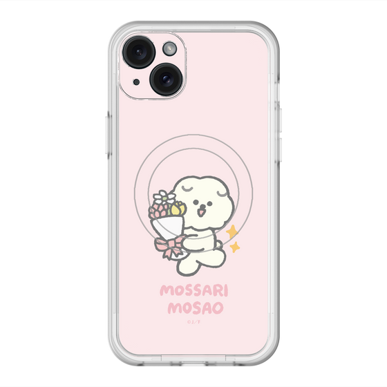 スリムプロテクションプレミアムケース with MagSafe［ もっさりもさお - お祝いもさ ］