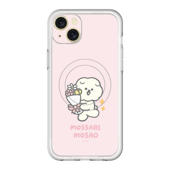 スリムプロテクションプレミアムケース with MagSafe［ もっさりもさお - お祝いもさ ］