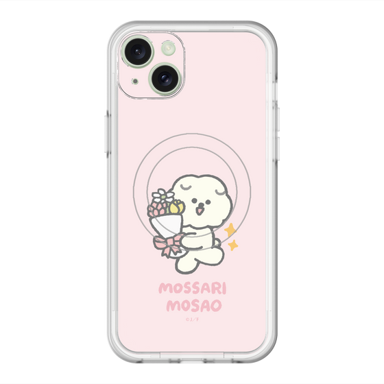 スリムプロテクションプレミアムケース with MagSafe［ もっさりもさお - お祝いもさ ］