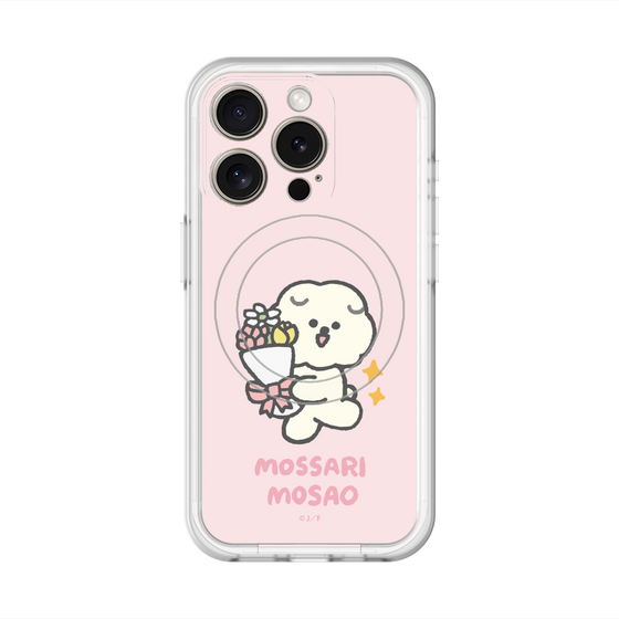 スリムプロテクションプレミアムケース with MagSafe［ もっさりもさお - お祝いもさ ］