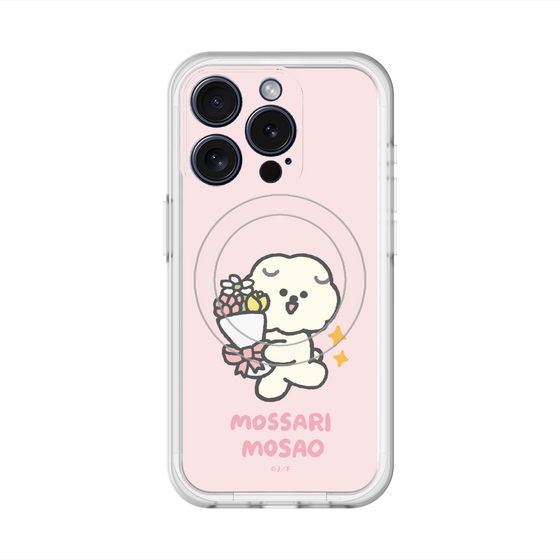スリムプロテクションプレミアムケース with MagSafe［ もっさりもさお - お祝いもさ ］