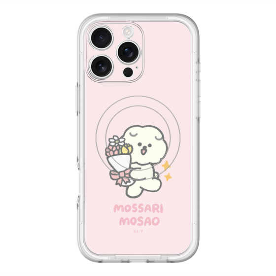 スリムプロテクションプレミアムケース with MagSafe［ もっさりもさお - お祝いもさ ］