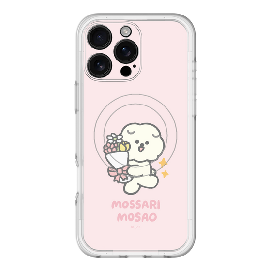 スリムプロテクションプレミアムケース with MagSafe［ もっさりもさお - お祝いもさ ］