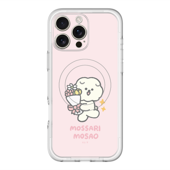 スリムプロテクションプレミアムケース with MagSafe［ もっさりもさお - お祝いもさ ］