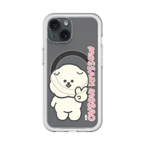 スリムプロテクションプレミアムケース with MagSafe［ もっさりもさお - ピスもさ ］