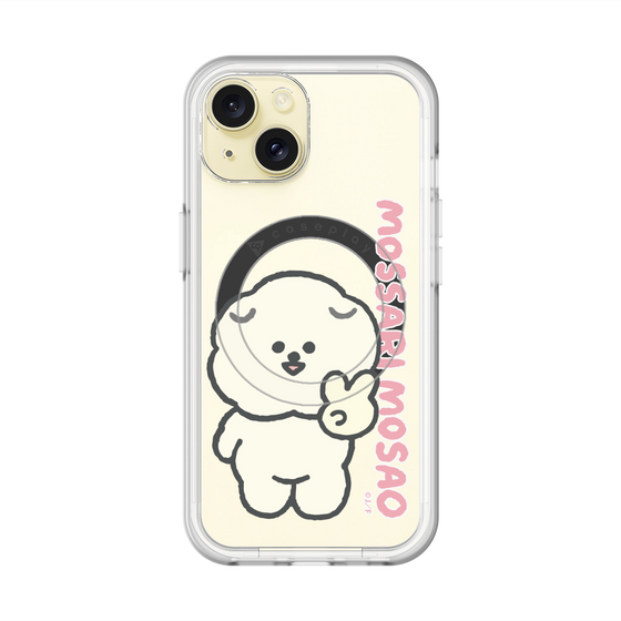 スリムプロテクションプレミアムケース with MagSafe［ もっさりもさお - ピスもさ ］