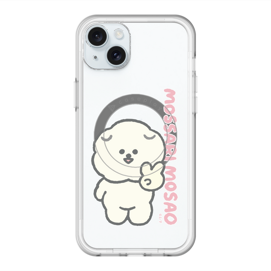 スリムプロテクションプレミアムケース with MagSafe［ もっさりもさお - ピスもさ ］