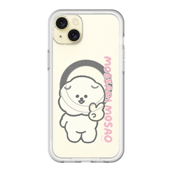 スリムプロテクションプレミアムケース with MagSafe［ もっさりもさお - ピスもさ ］