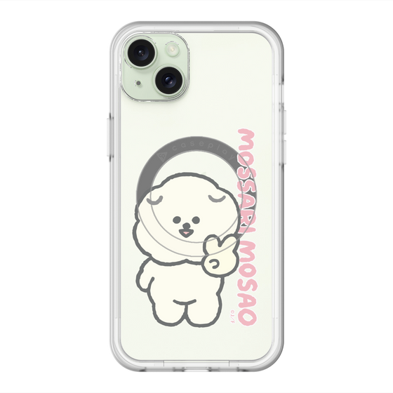 スリムプロテクションプレミアムケース with MagSafe［ もっさりもさお - ピスもさ ］