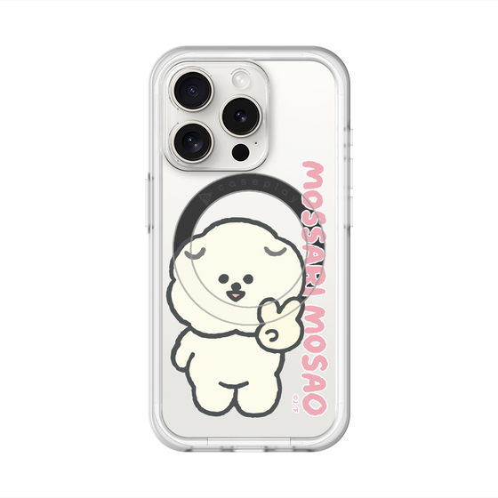 スリムプロテクションプレミアムケース with MagSafe［ もっさりもさお - ピスもさ ］