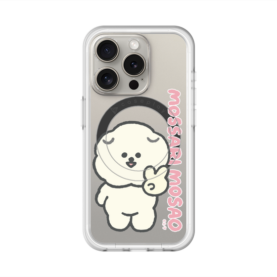 スリムプロテクションプレミアムケース with MagSafe［ もっさりもさお - ピスもさ ］