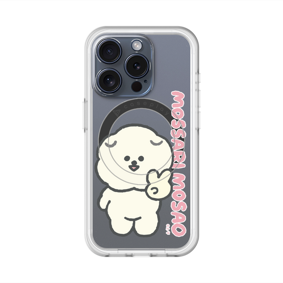 スリムプロテクションプレミアムケース with MagSafe［ もっさりもさお - ピスもさ ］
