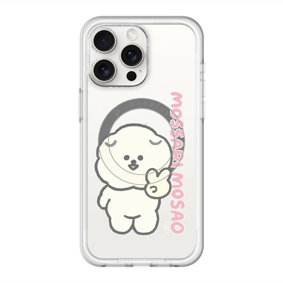 スリムプロテクションプレミアムケース with MagSafe［ もっさりもさお - ピスもさ ］