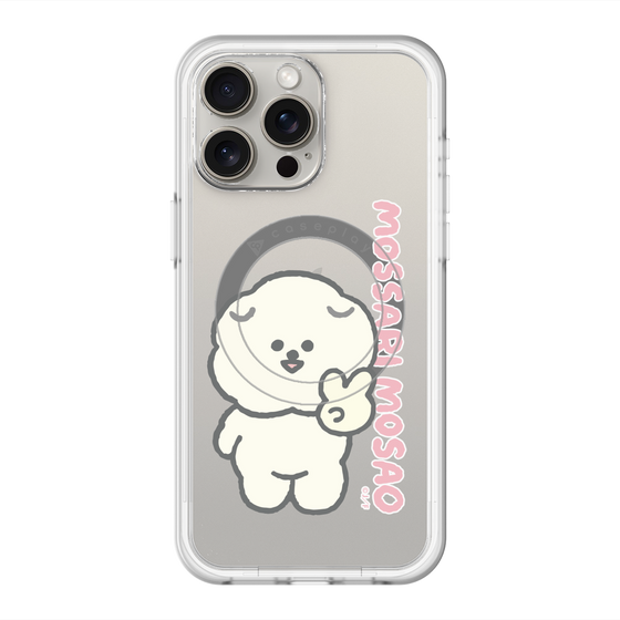 スリムプロテクションプレミアムケース with MagSafe［ もっさりもさお - ピスもさ ］