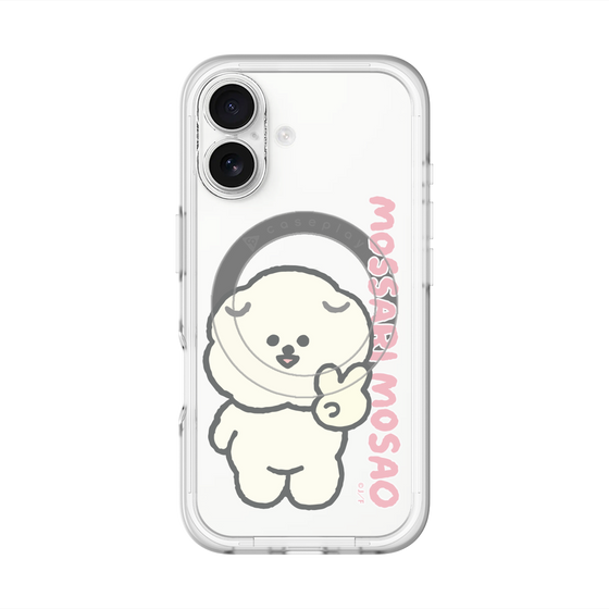スリムプロテクションプレミアムケース with MagSafe［ もっさりもさお - ピスもさ ］