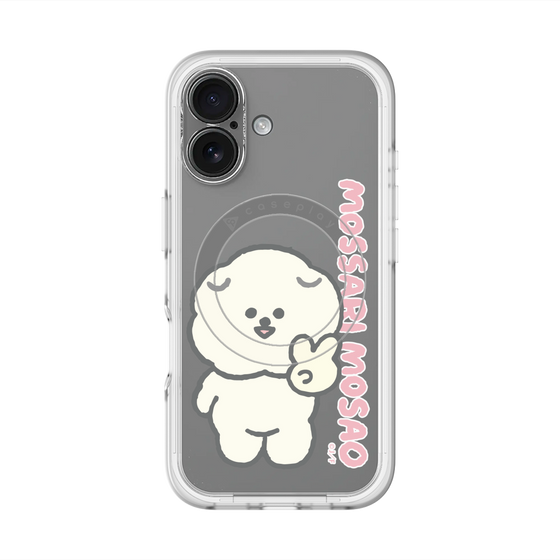 スリムプロテクションプレミアムケース with MagSafe［ もっさりもさお - ピスもさ ］