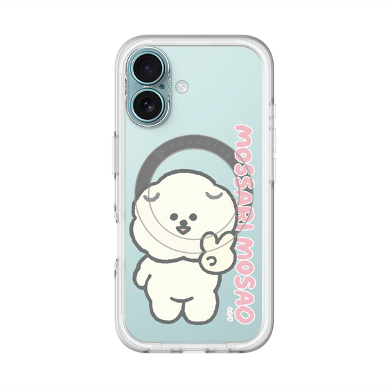 スリムプロテクションプレミアムケース with MagSafe［ もっさりもさお - ピスもさ ］