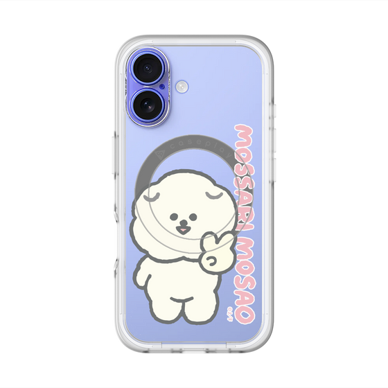スリムプロテクションプレミアムケース with MagSafe［ もっさりもさお - ピスもさ ］
