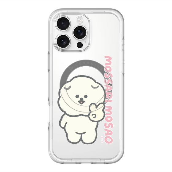 スリムプロテクションプレミアムケース with MagSafe［ もっさりもさお - ピスもさ ］