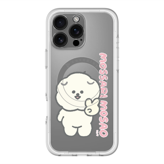 スリムプロテクションプレミアムケース with MagSafe［ もっさりもさお - ピスもさ ］