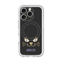 スリムプロテクションプレミアムケース with MagSafe［ ANNA SUI - フェイス - ブラック ］