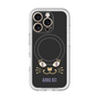 スリムプロテクションプレミアムケース with MagSafe［ ANNA SUI - フェイス - ブラック ］