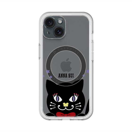 スリムプロテクションプレミアムケース with MagSafe［ ANNA SUI - TITIとスター - クリア ］