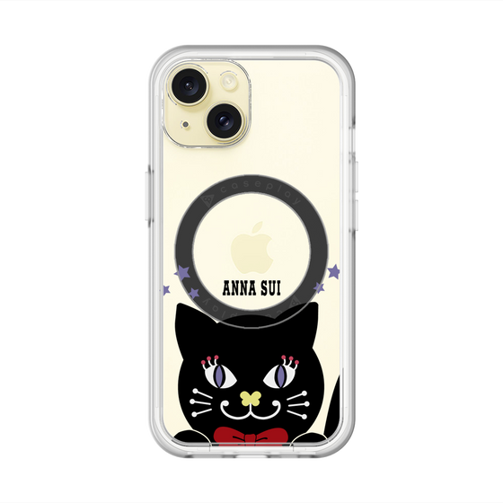 スリムプロテクションプレミアムケース with MagSafe［ ANNA SUI - TITIとスター - クリア ］