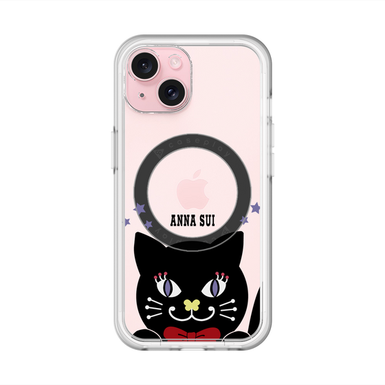 スリムプロテクションプレミアムケース with MagSafe［ ANNA SUI - TITIとスター - クリア ］