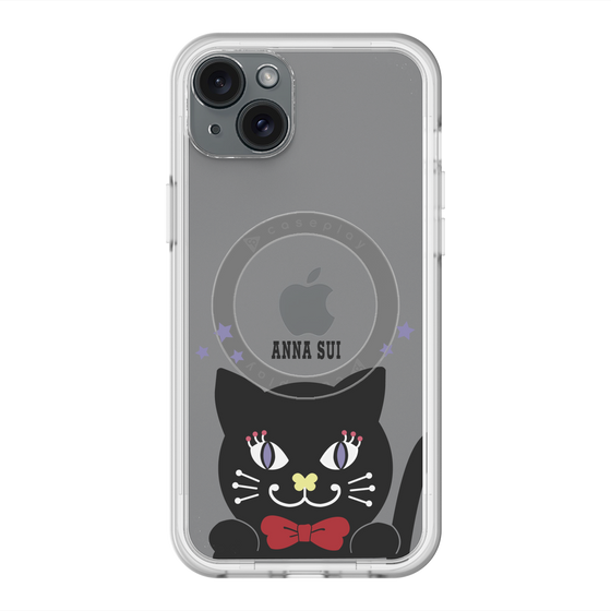 スリムプロテクションプレミアムケース with MagSafe［ ANNA SUI - TITIとスター - クリア ］